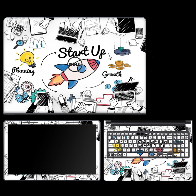 Customized Decals for Dell Latitude 5340/5440/3490/7280/3379/3480/5290/7480/7410/7370/5490/5420 Vinyl Sticker Protective Film