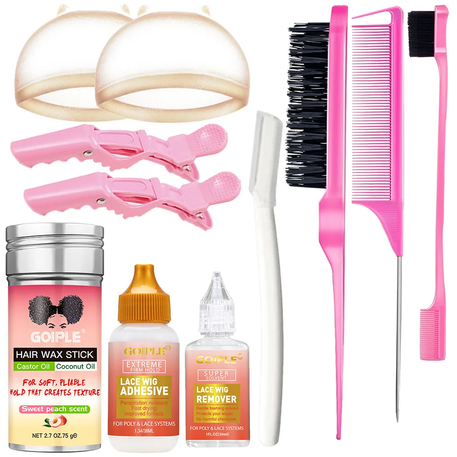 Styling Hair Wax Stick Broken Back Hair Smoothing Finishing Solid Wax Fast-drying Waterproof Lace Adhesive Pre-closure Wig Glue
