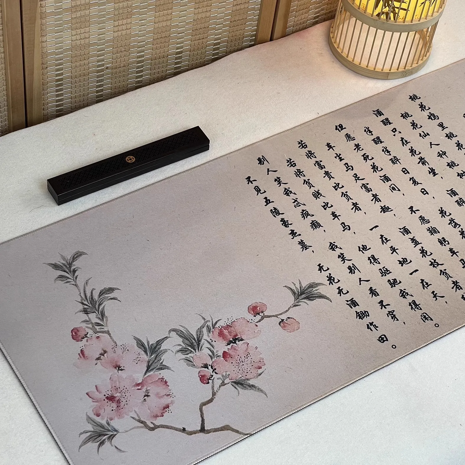 Large Calligraphy Felt Mat – Waterproof Felt Pad for Chinese Brush Painting, Writing, and Table Protection
