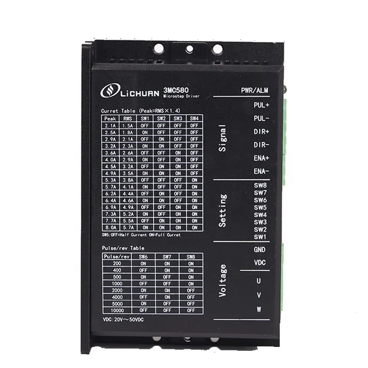 3MC580 DC20V ~ 50V Digital Stepper Driver  for Driving Three-phase Stepper Motor