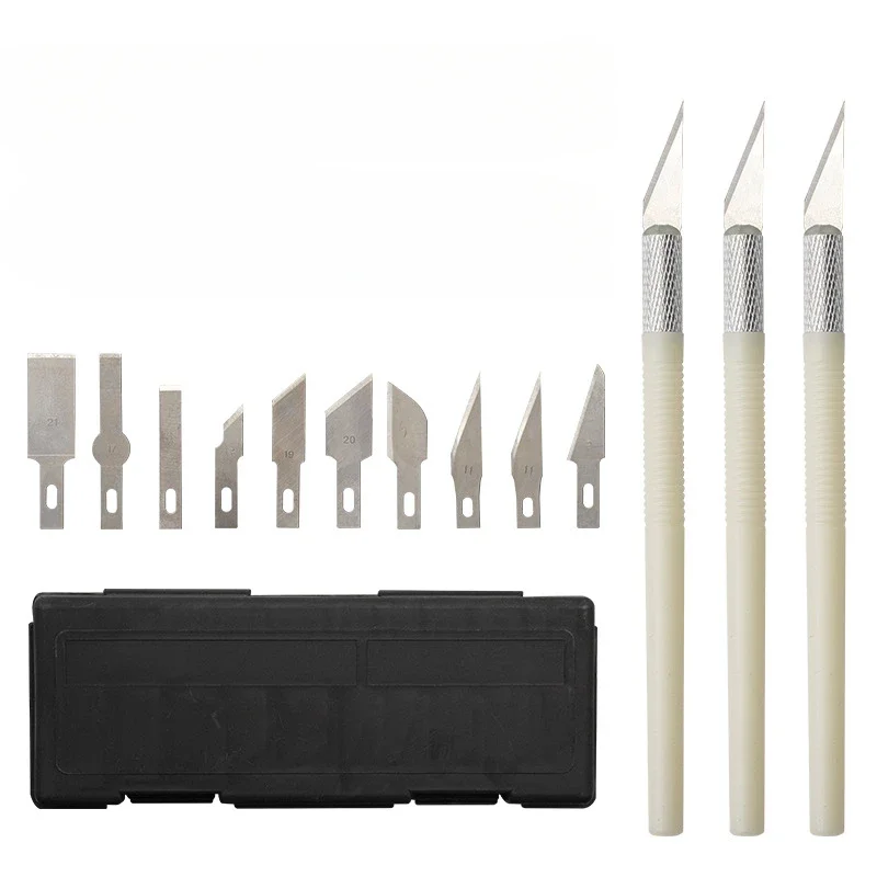 13Pcs Set Art Carving Cutter With Box Craft Sculpture Paper Cutting Blade Precision Engraving Cutter Hand Tool Carving Tools