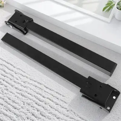 

2pcs Heavy Duty Steel Folding Legs For Sofa Bed Furniture Adjustable Self-Locking Hinge Brackets Sturdy Balancing Feet Foldable