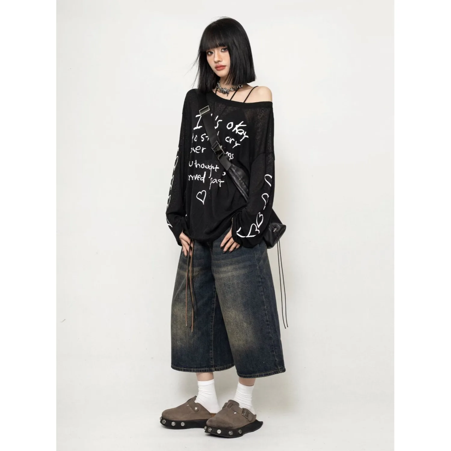 

Мужские джинсы Haome в американском стиле, повседневные, укороченные (7/8 длины), весенне-летние, для отдыха, брендовые, укороченные брюки (8/10 длины)