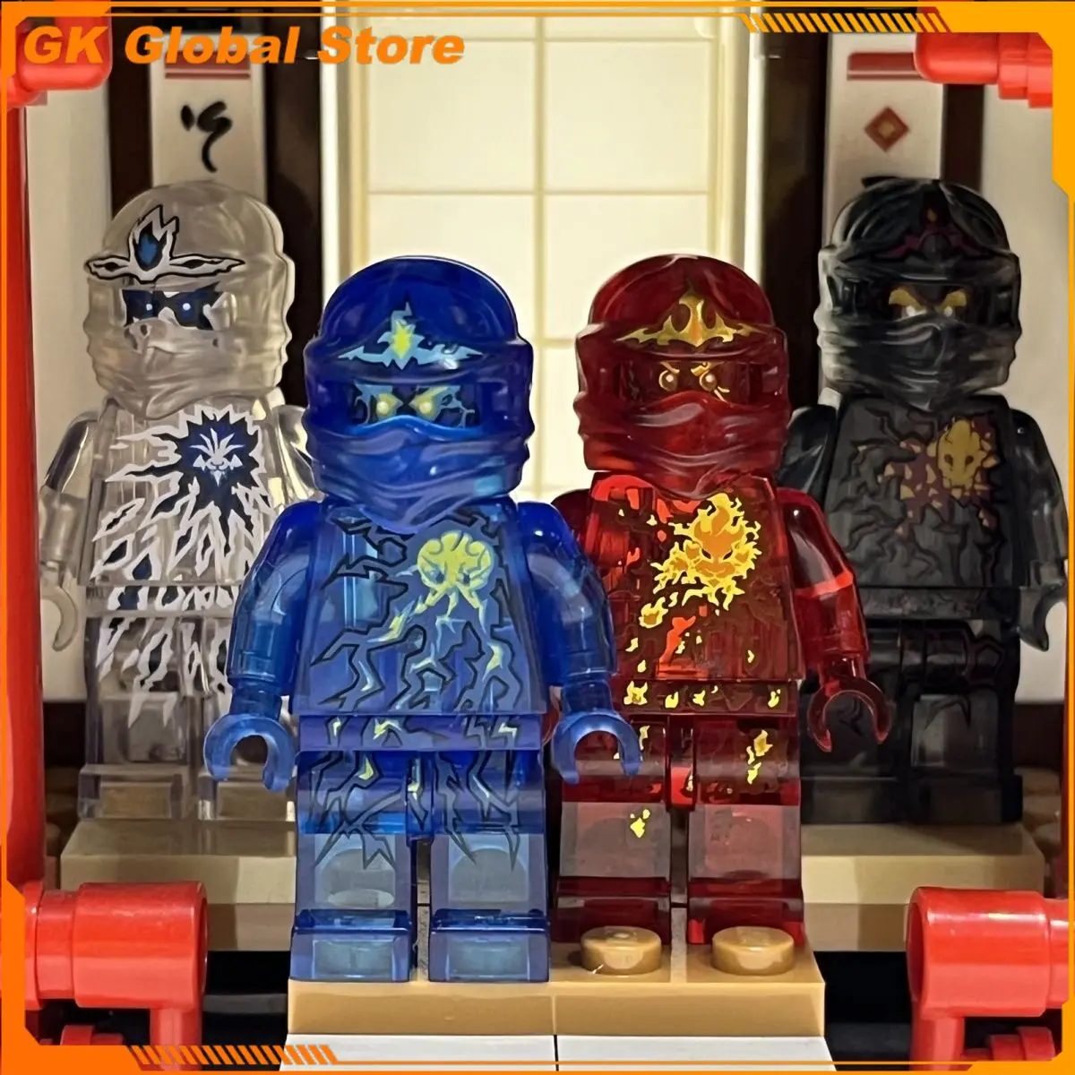 Figura de PVC de 5 cm de la Nueva Película NINJA, Modelo Periférico, Bloques de Construcción para Armar, Decoración de Escritorio, Adornos, Regalos y Juguetes para Niños