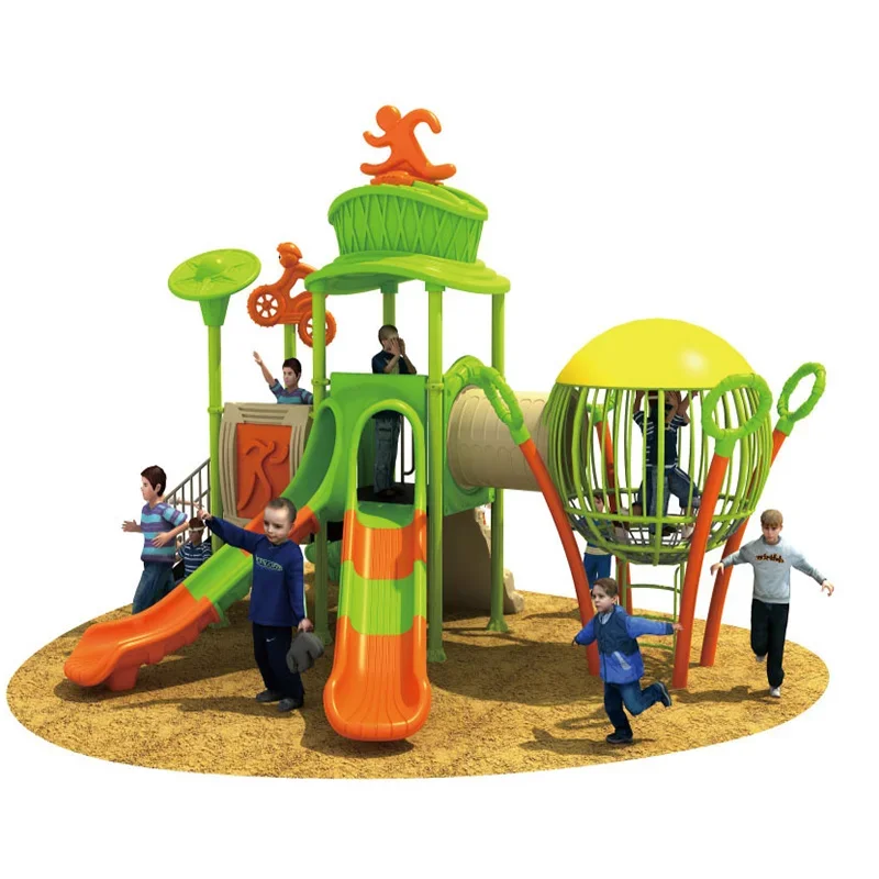 Outdoor playground children sports park amusement equipment swing combination slide toys