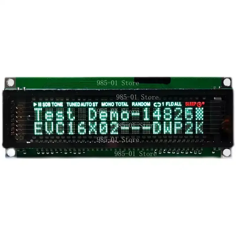 

VFD Fluorescent Screen VFD1602 Display Replace LCD1602 Module for Arduino STM32