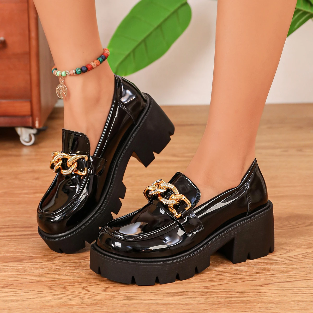 Patentleren Mary Janes Loafers - Women Shoes Wedges recensie en prijs