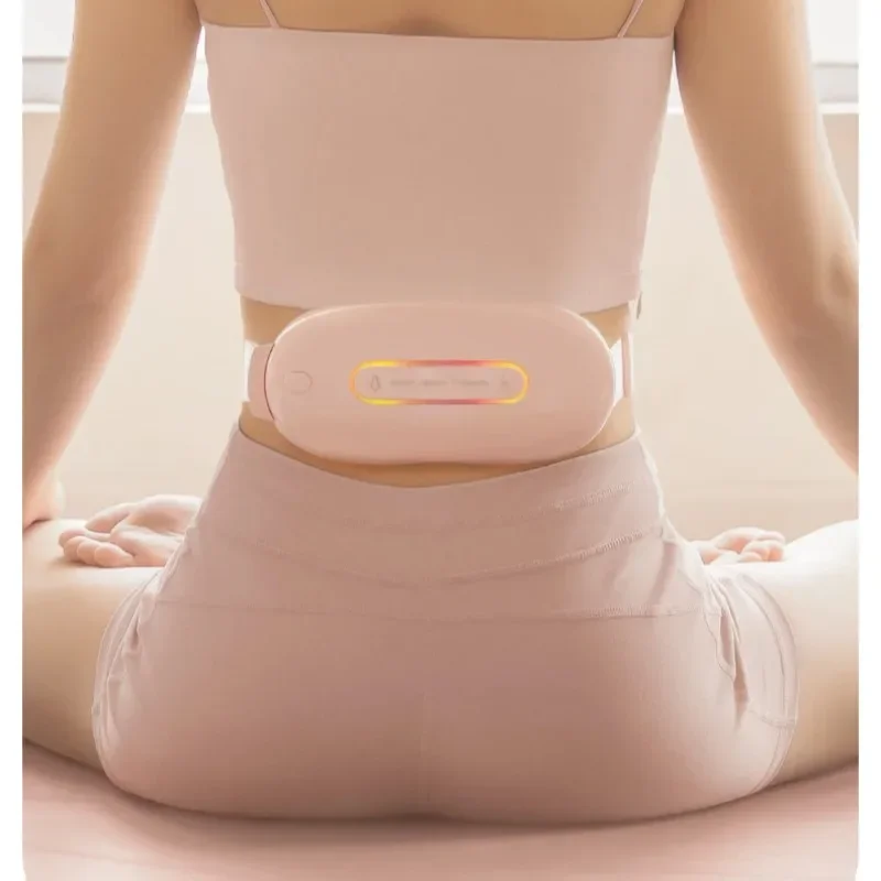 Warm Uterus Treasure Heat Massager Rechargeable Menstrual Pain Relief Waist Belly Vibrating Massage Belt