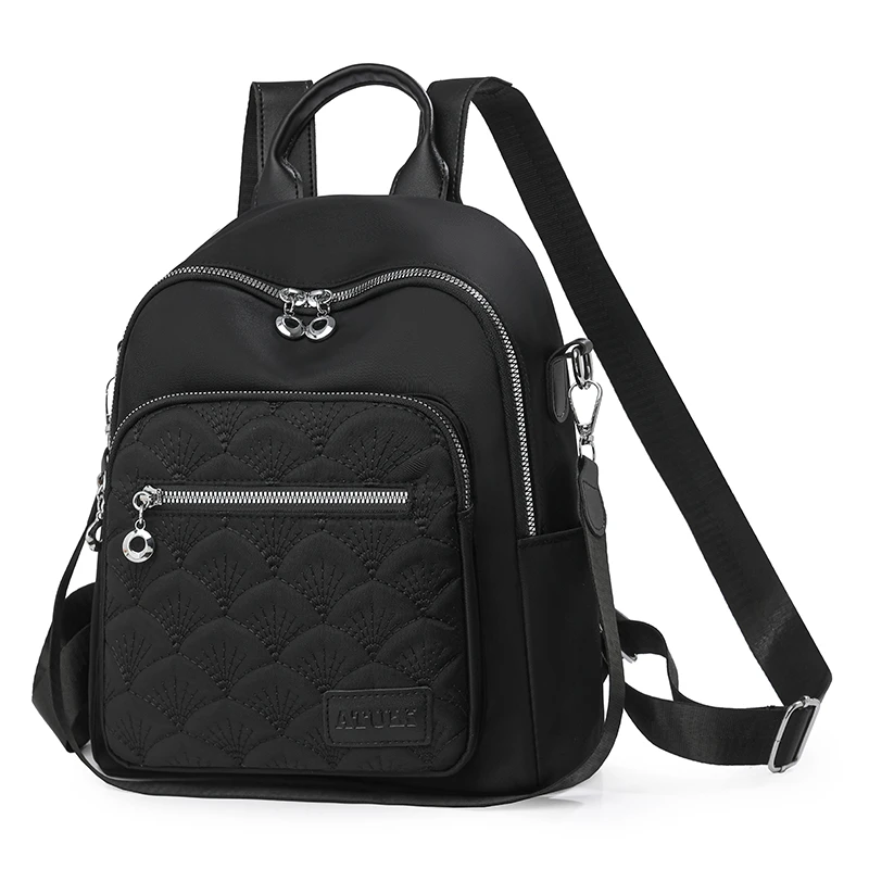 6697 Backpack Purse Waterproof Nylon Designer Casual Shoulder Bag Fashion Amazon.com: CHERUTY Women Backpack Purse Nylon Anti-theft  main image 3