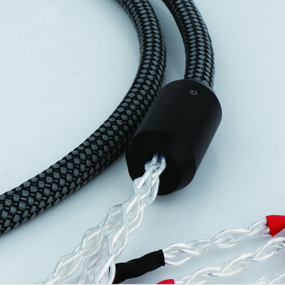 Preffair Cable de Audio RCA de alta fidelidad Cable de interconexión RCA a RCA 2 en 2 salidas RCA enchufe chapado en oro Cable de Audio de fiebre de alta fidelidad