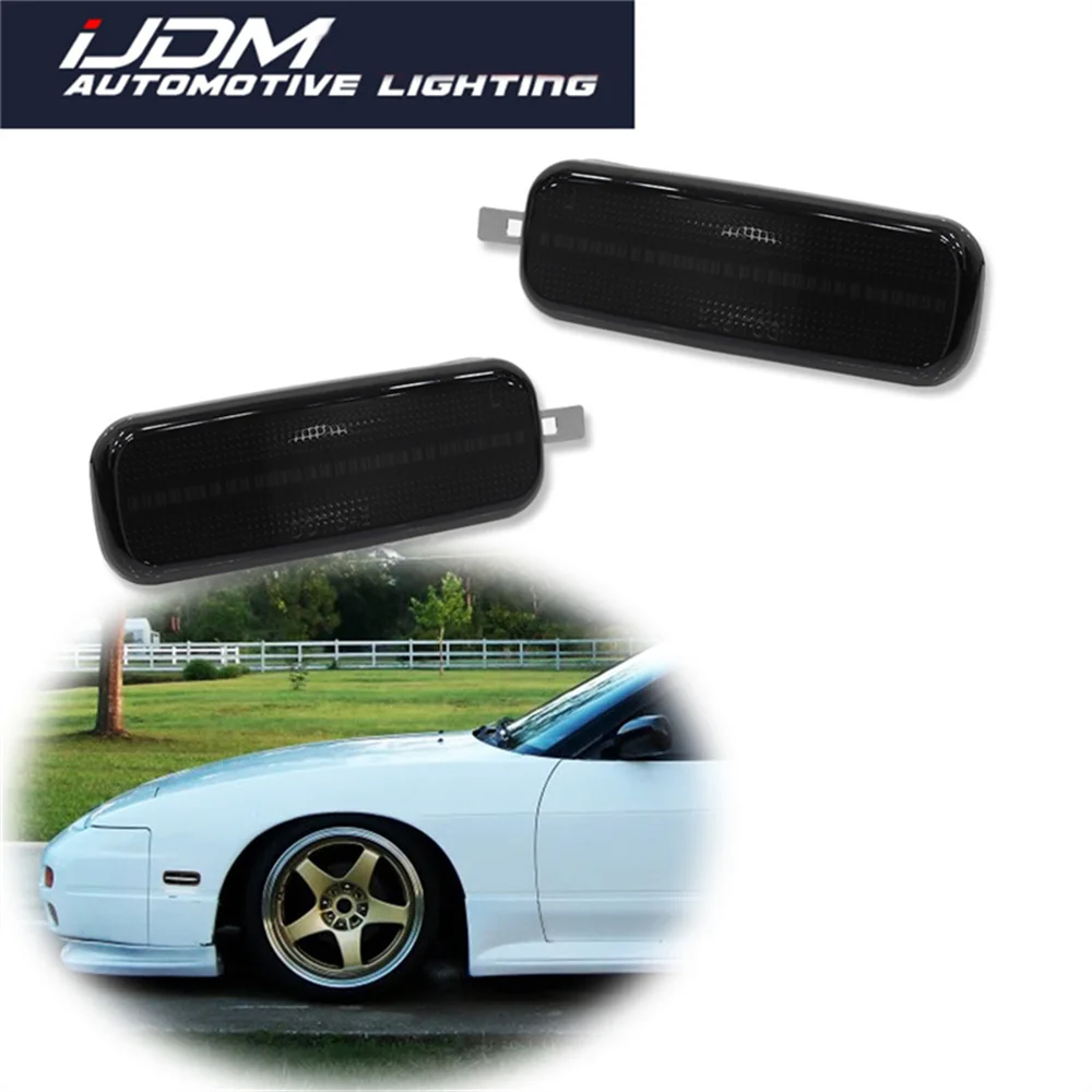 

For Nissan 240SX S13 1989-1994 & Altima 1993-1997 Car LED Front Fender Side Marker Lights Turn Signal Lights Parking Lights 12V