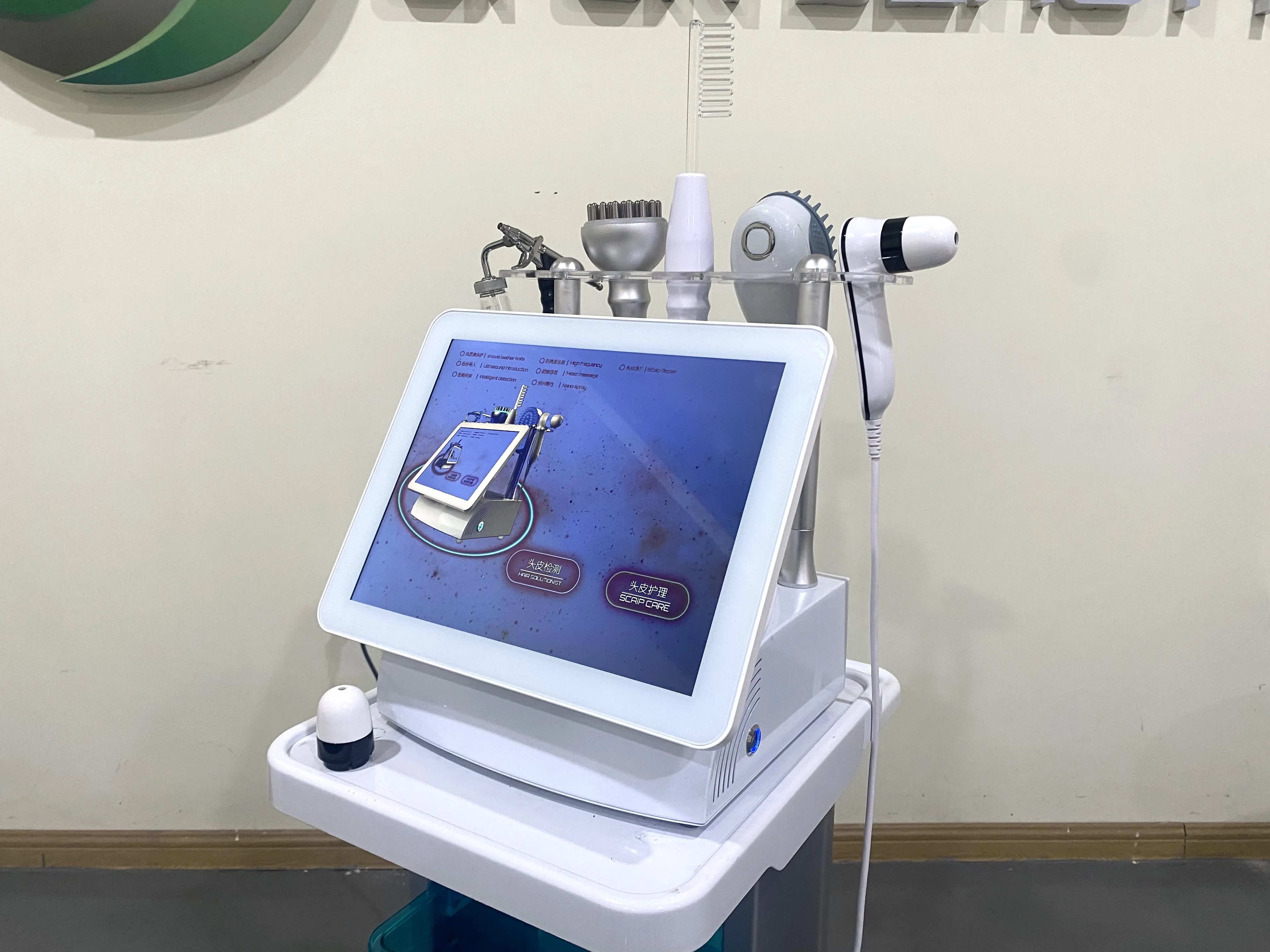 

Portable Scalp Care Machine Scalp Treatment Hair Restoration Machine Hair Loss Scalp Massager for Hair Salon Equipment