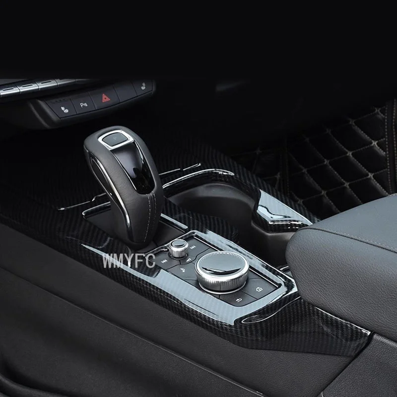 Left hand drive Central Console Gear Shift Box Panel Cover Trim Car Styling Accessories For Cadillac XT4 2018-2023