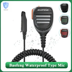 Baofeng micrófono UV-68 Pro Max V2 Walkie Talkie impermeable PTT altavoz micrófono para UV-9R Pro UV S22 UV-98 BF 9700 GT 3WP Ham Radio
