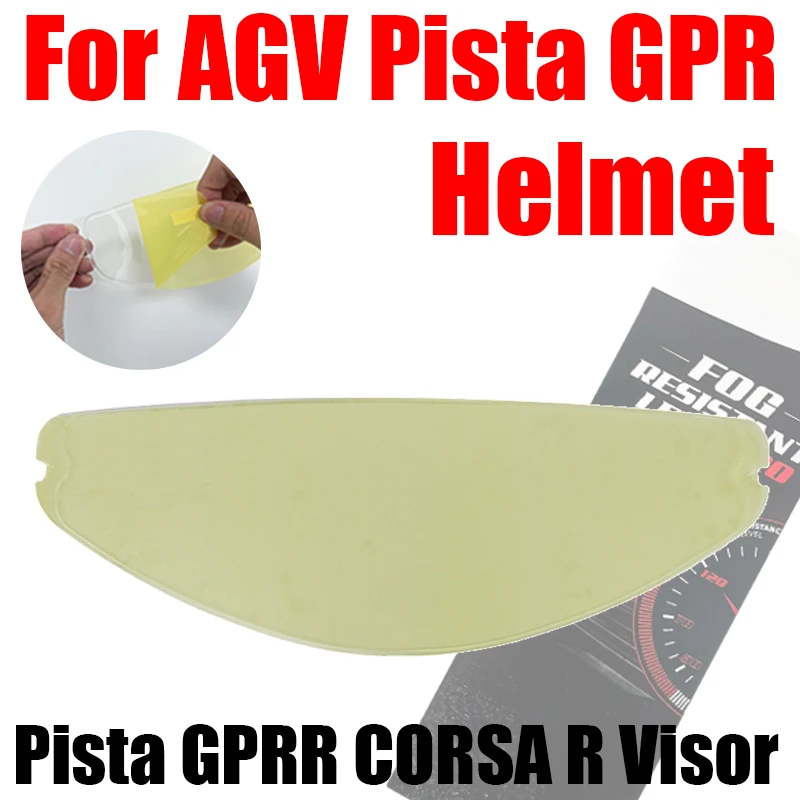 Pista GPR Anti Fog Film for AGV Pista GPR Pista GPRR CORSA R RACE3 Motorcycle Helmet Visor Anti Fog Insert