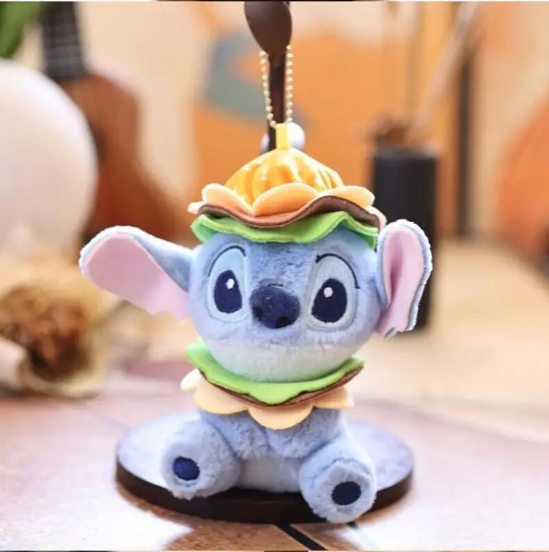 15cm Anime Postać Stitch Kawaii Kreatywna Pluszowa Zabawka Brelok Zawieszka Urocza Lalka Wypełnienie Bawełną PP Dekoracja Opakowania Prezent