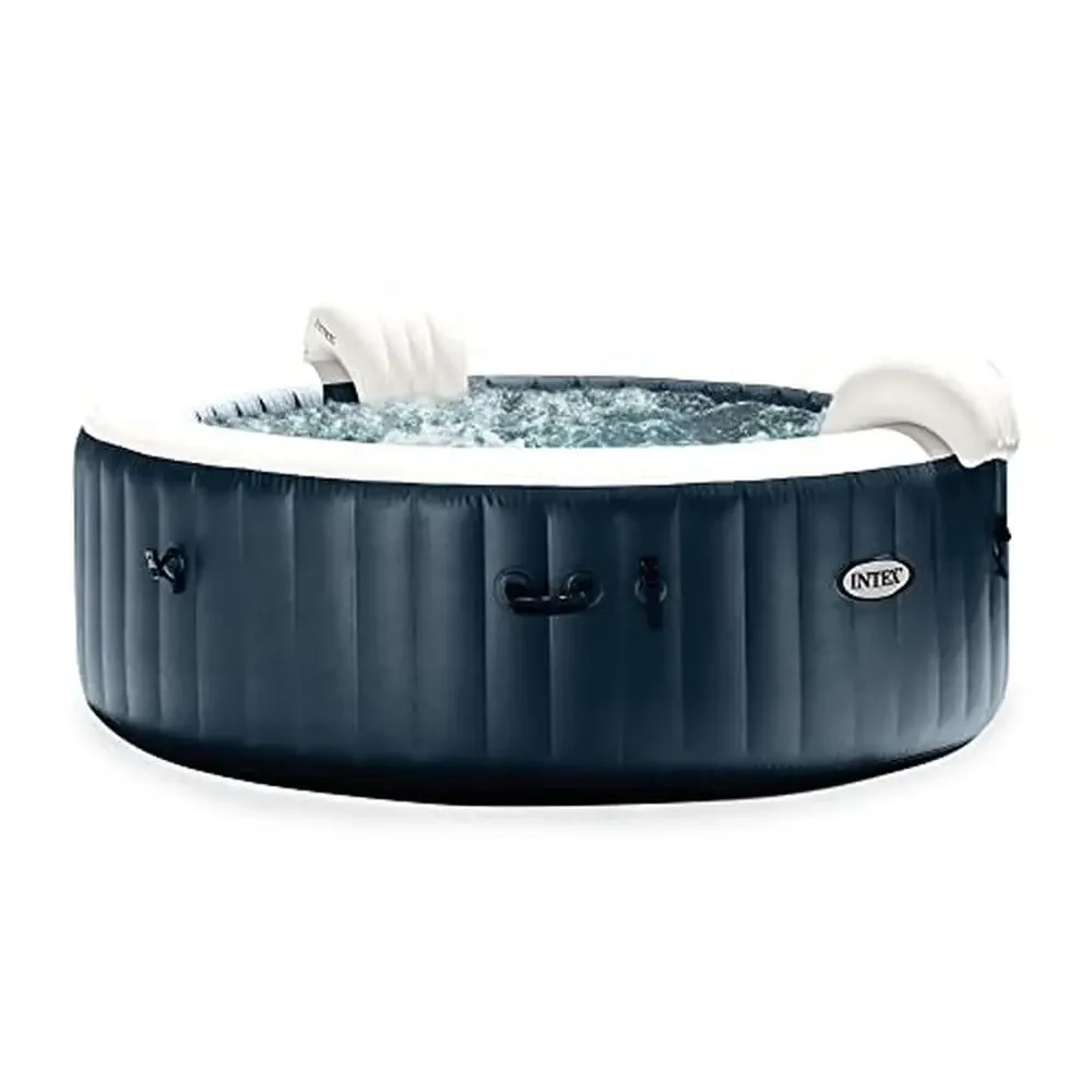 Massage Spa Set with Fiber-Tech Beam Construction Heated Air Bubble Technology Energy Efficient Cover Premium Accessories