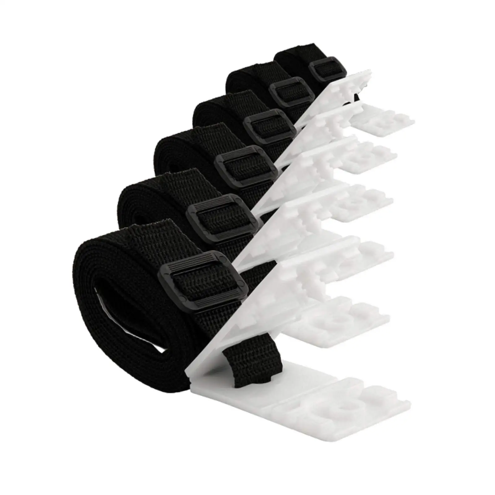 Swimming Pool Solar Cover Straps Set PP Material Universal Attachment Kit for Inground Pool Blanket Secure Connection