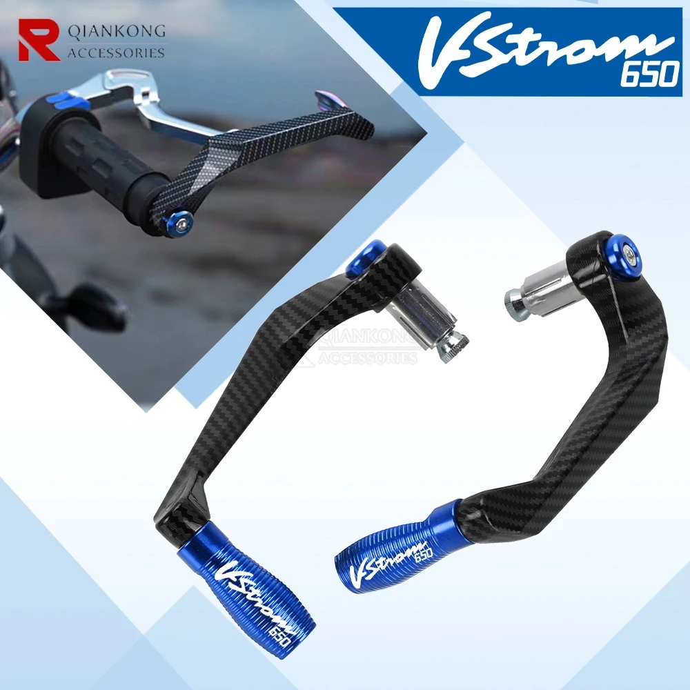 FOR SUZUKI V-STROM 650 Vstrom650 XT VSTROM650XT 2004-2023 2024 7/8'' 22MM Handlebar Grips Guard Brake Clutch Lever Protector