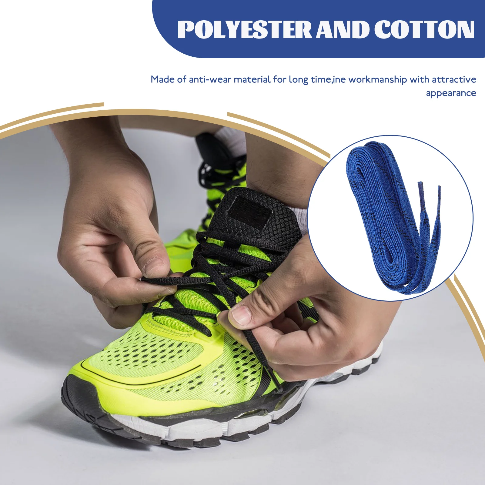 Cordones de cera para zapatos, cordón para zapatos, accesorios para patinaje sobre hielo juvenil, patines encados