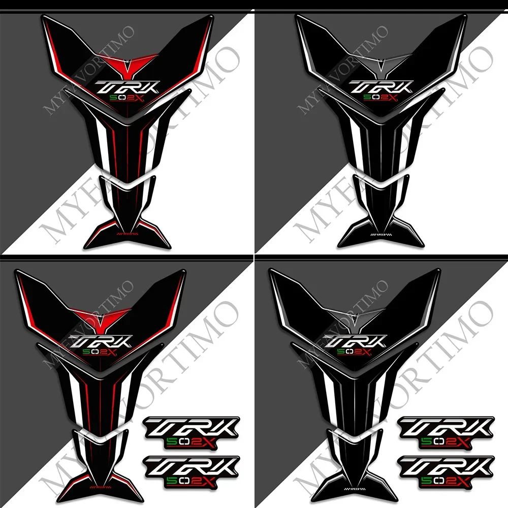 Motorcycle Stickers Decal Trunk Luggage Cases Helmet Fuel Oil Kit Knee For Benelli TRK502 TRK 502 Protector Tank Pad TankPad