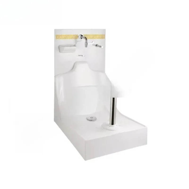 Muslimische Wudu-Reinigungsstation: Modulares Fuß- und Handwaschbecken für Moschee- und Zeremonienzwecke