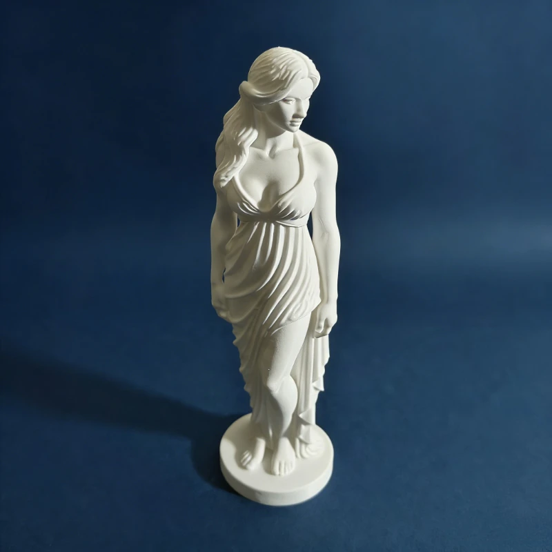 Gedruckte Statue einer tanzenden griechischen Göttin, elegante Tischdekoration für Zuhause und Büro, Skulptur für den Meditationsbereich, ästhetisches Zen-Dekor-Geschenk