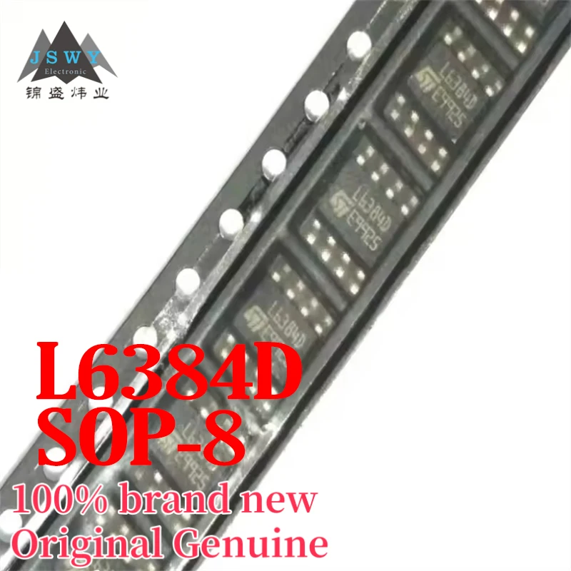 

(10/50pcs) L6384D L6384 SOP8 Integrated Circuit IC Brand New Original Large Stock Free Shipping