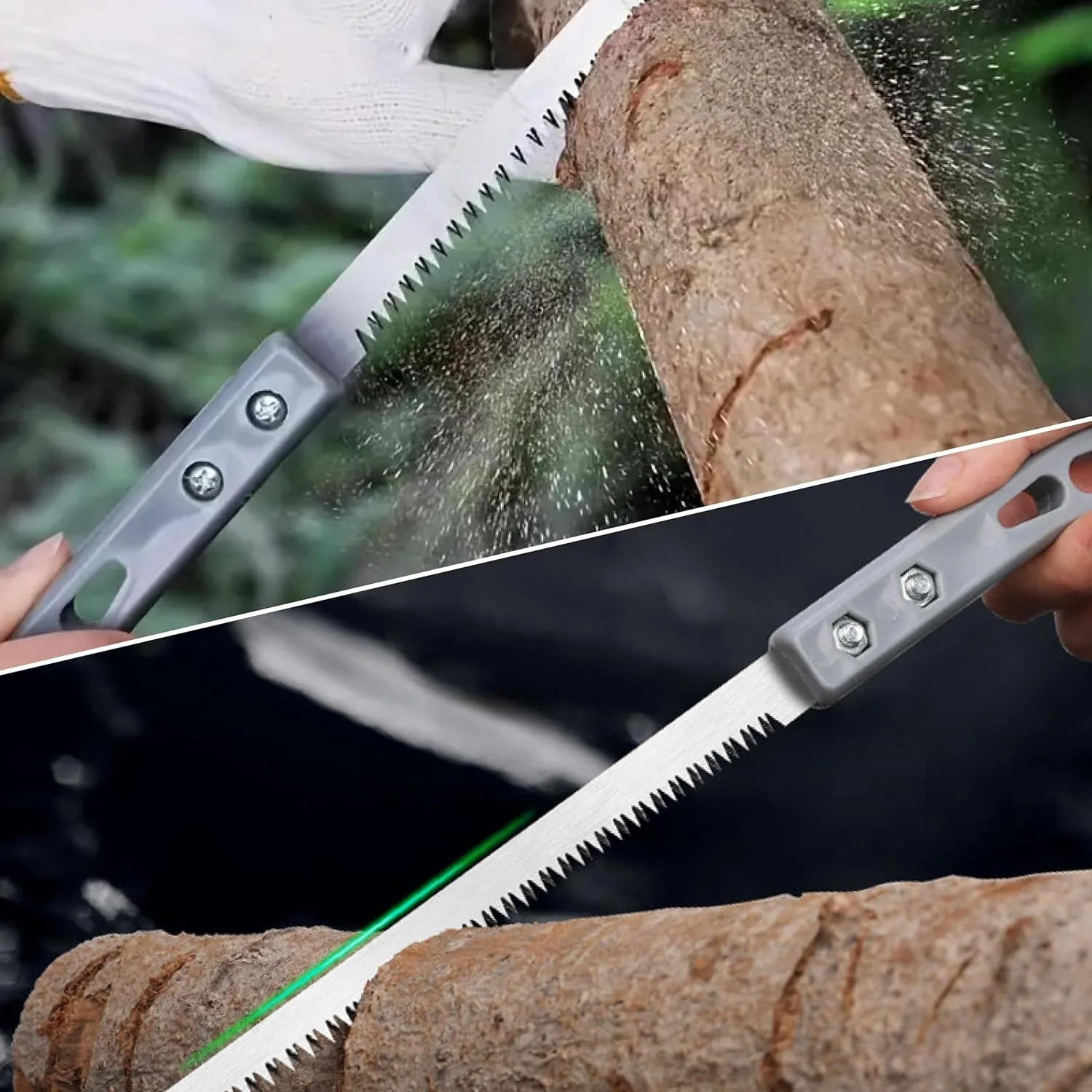 1Pc Mini Hand Saw Outdoor Alloy Steel Logging Saw Woodworking Saw for Garden Pruner Cutting Wood and Wall Panels Gardening Tools