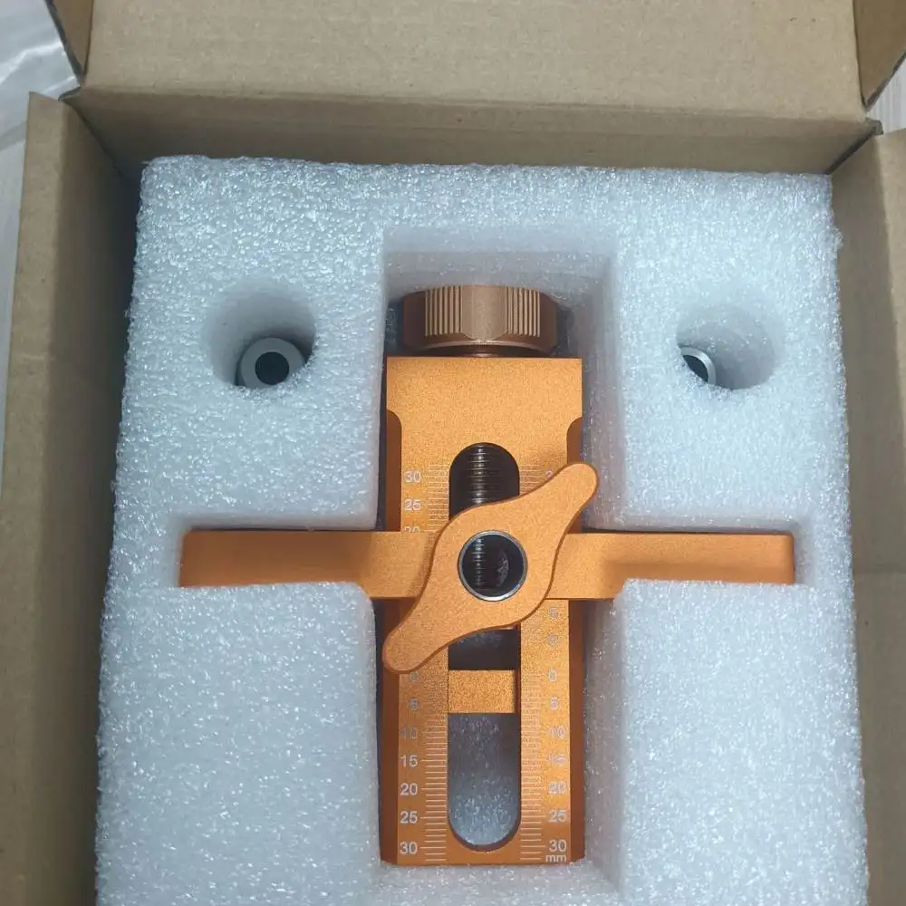 Precision Cabinet Door Alignment Jig Aluminum Tool Fast Mounting Helper For Professional Woodworking Hinge Positioning