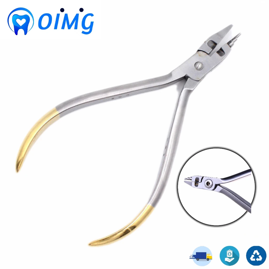 Dental Kim Combination Pliers with Cutting Trapezoidal Tip Arch Wire Bending Forming Pliers Dentist Orthodontic Tools Forceps