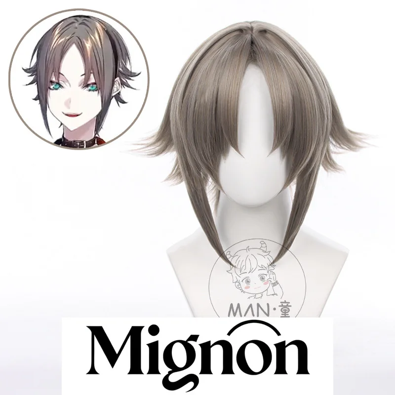 

Virtual YouTuber Mysta cosplay wig Nijisanji new member flipped up Halloween gift