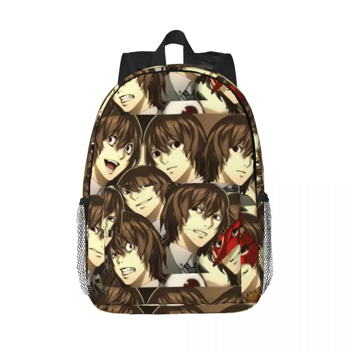 

Many Faces Of Goro Akechi Backpacks Boys Girls Bookbag Cartoon Children School Bags Laptop Rucksack Shoulder Bag Large Capacity