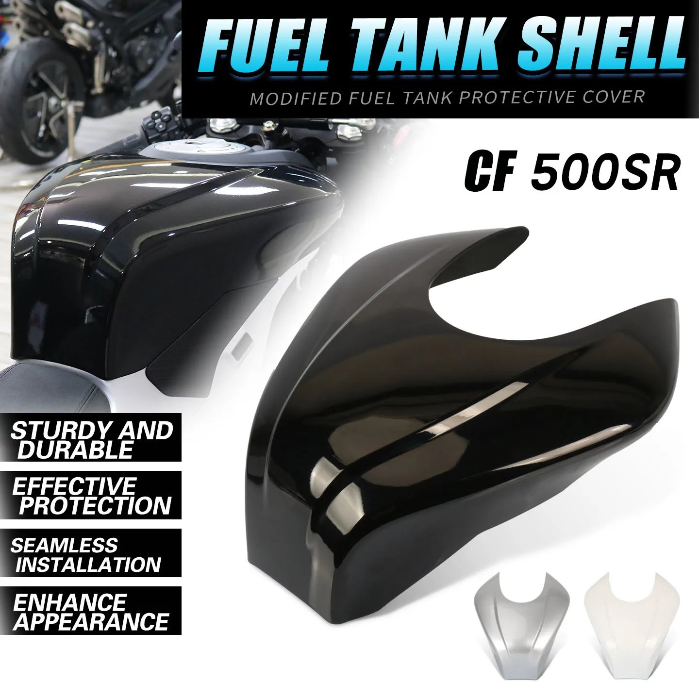 Fit For CF 500SR 500 SR 2026 Motorcycle Fuel Gas Tank Cover Protector Guard Oil Tank Shell Accessories
