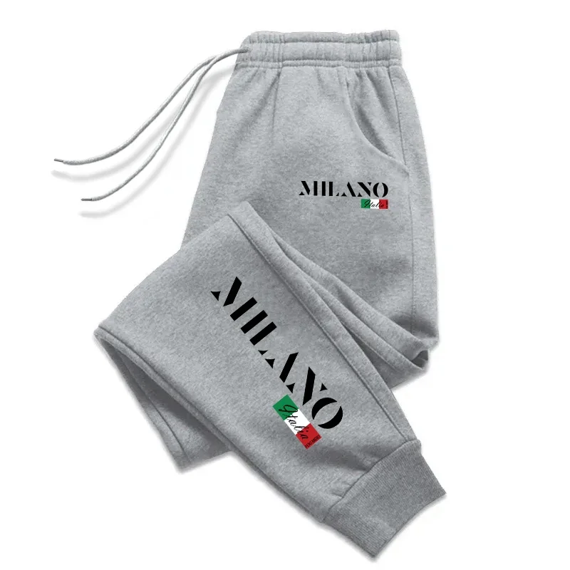 Hot Sales Mens Sweatpants Print Casual Pants Outdoor Fitness Sports Jogging Man Pants Daily Running Trousers Hip-Hop Streetwear