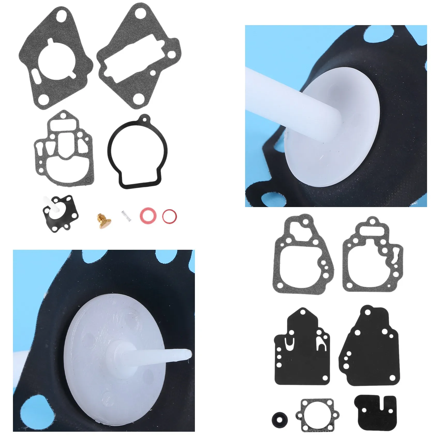 オートバイのキャブレター修理キット,水銀,海洋交換,1395-97611, 1395-9645, 1395-9761