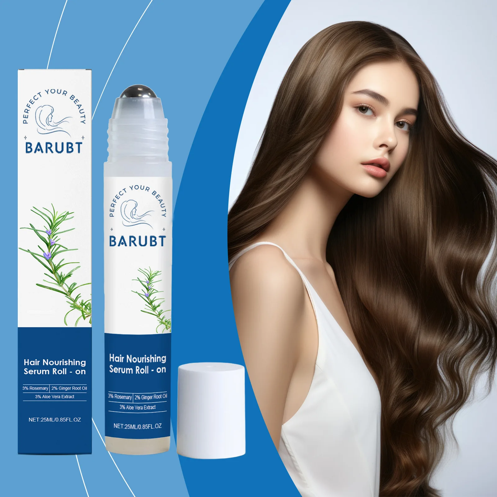 BARUBT hair ball essence gentle care scalp hair nourishing hair root ball essence Hair follicle care solution 25ml
