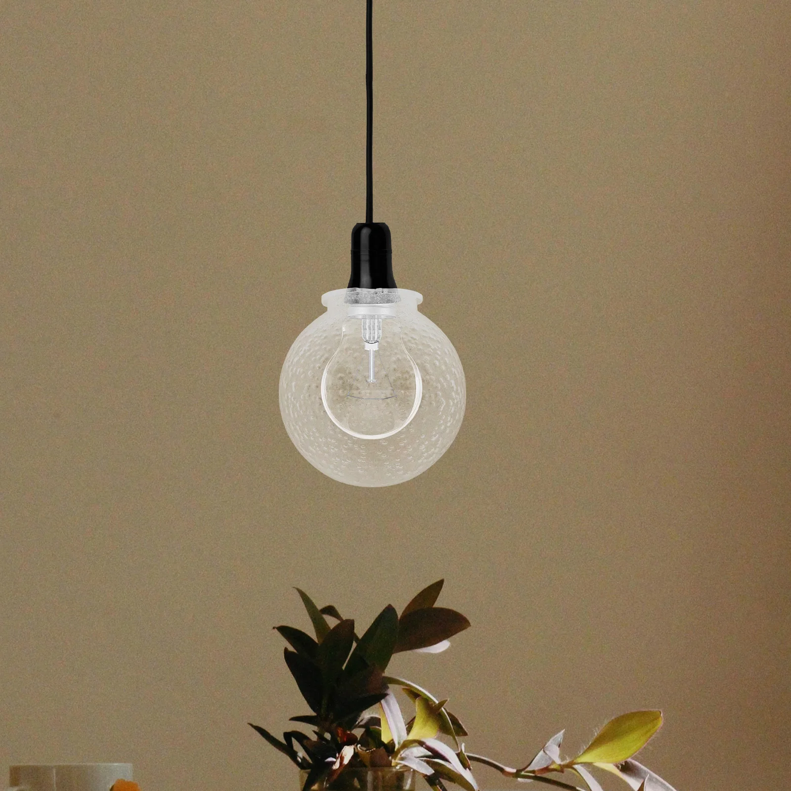 

1pc Acrylic Bubble Lampshade Round Globe Light Cover For Wall Pendant Ceiling Fixture Lamp Shade Replacement Easy