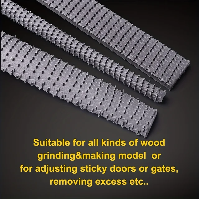 3pcs Wood File Woodworking Files, Round, Half-round, Flat File Rasp High Quality Carbon Steel Rasp File For Woodworking Shaping, 6