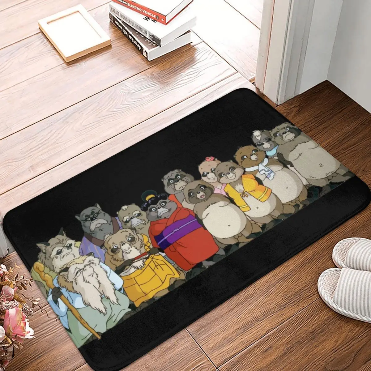 Tenuki Tanuki Anti-slip Doormat Floor Mat Absorbent Mat Carpet Rug for Kitchen Entrance Home Bedroom Footpad Mats