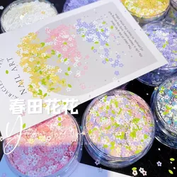 6g/box Small  Flower Sequin 3D Nail Decoration  Nail Art Decoration Glitter Nails Accessories  eauty Salon Nail