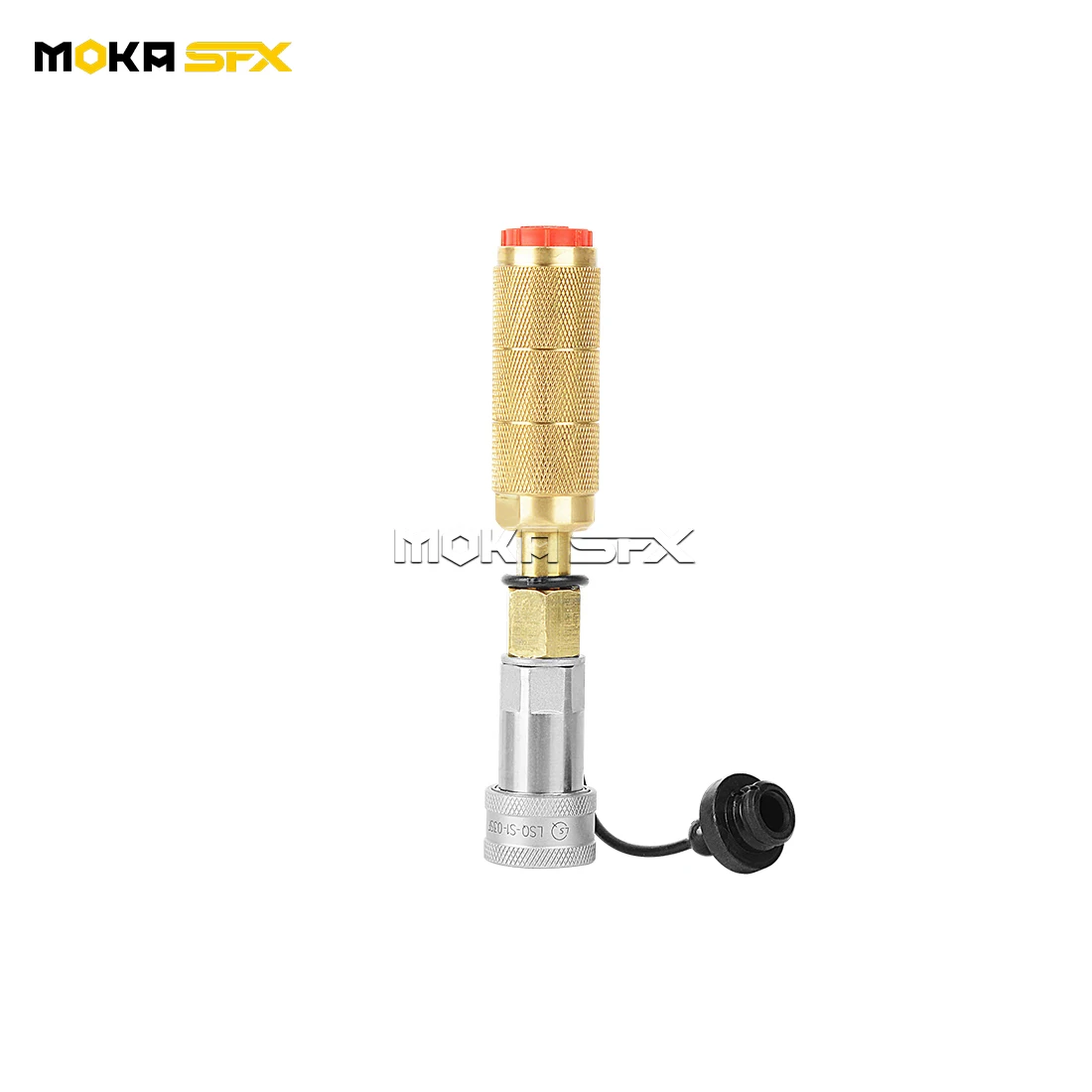 MOKA Hand Screw Adapter for CO2 Tank  Carbon Dioxide Cylinder Connector Fitting Regulator for CO2 Cannon Gun