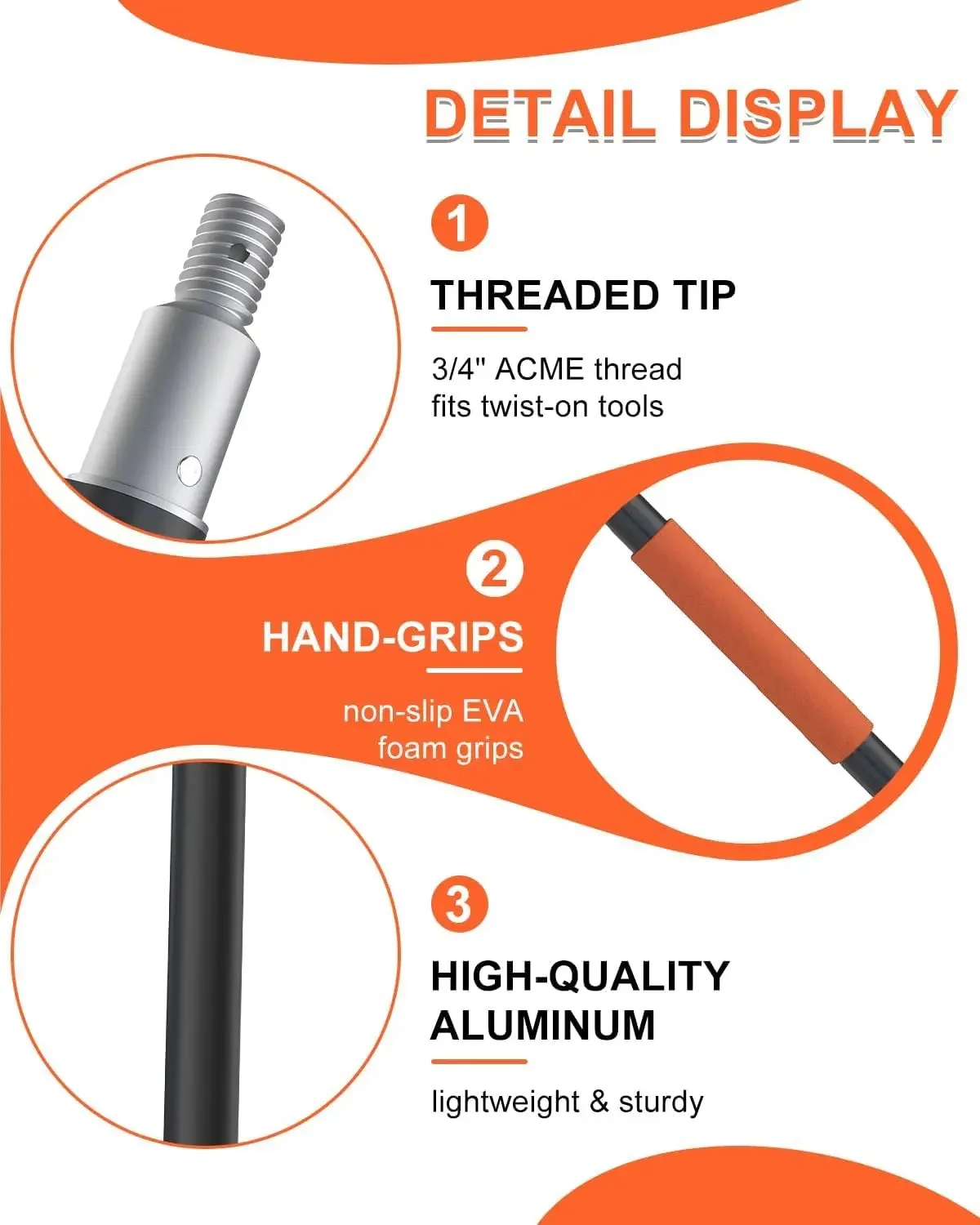 

26ft High Reach Fruit Picker with Basket Telescoping, 5-20 Foot Heavy Duty Sturdy Aluminium Telescoping Extension Pole