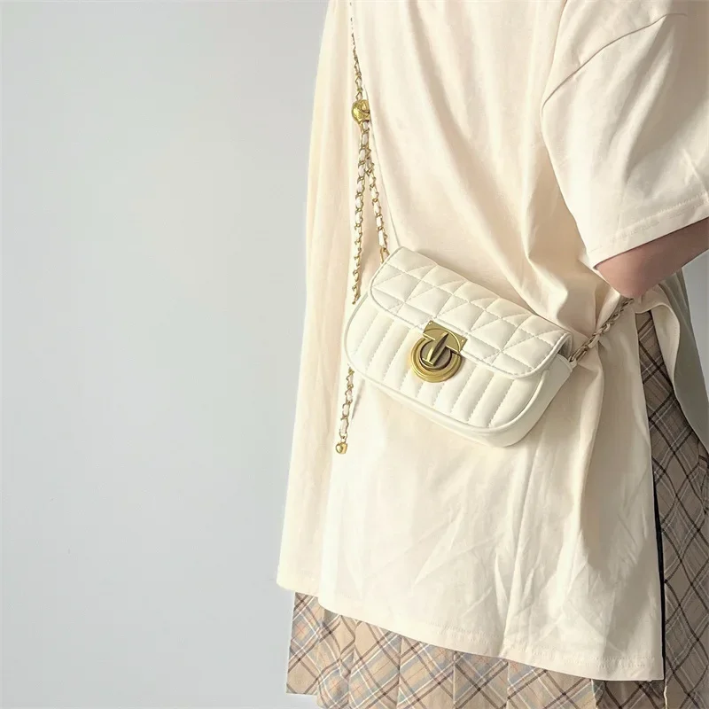 Bags for women crossbody bags Shopper new women\'s bags diamond grid lock chain small bagshoulder crossbody bagsmini