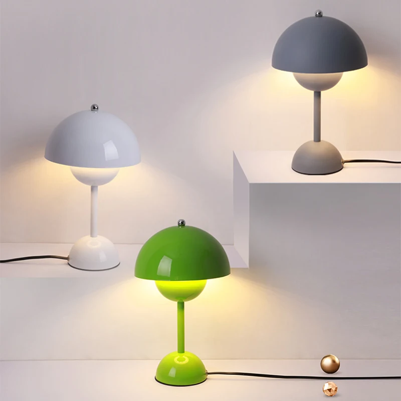 

Modern LED Nordic Bedside Desk Reading Lights Multicolor Table Lamp
