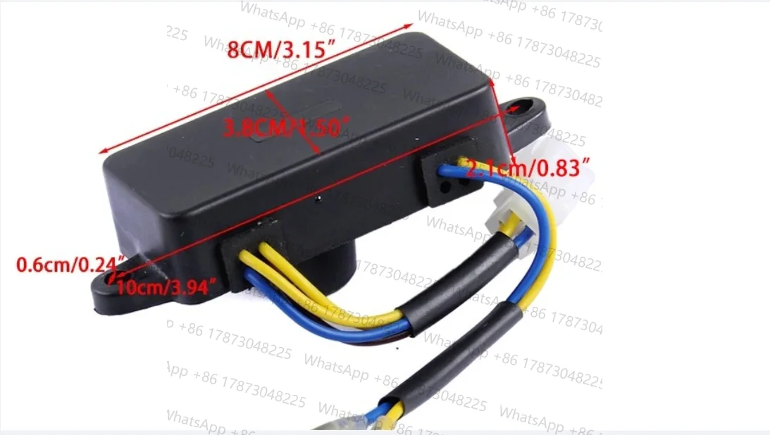 LETAOSK 2KW Rectangle Automatic Voltage Regulator AVR For Generator Parts TT08-4A