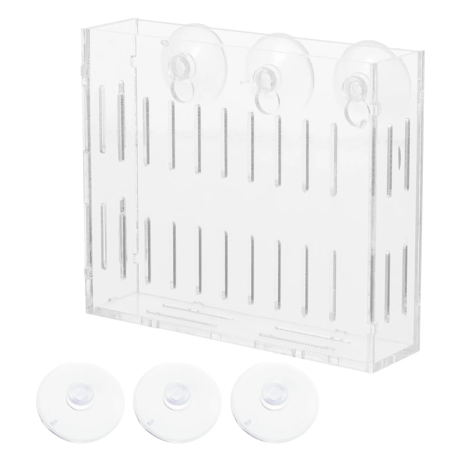 

Aquatic Plant Holder Clear Acrylic Pot Suction Cups Fish Tank Coral Rack Small Plants Aquarium Pet Supplies Underwater Decor