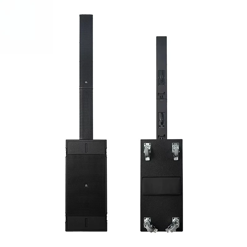 LS Huge Series Powered Column Speaker 2500W Max SPL 140dB Outdoor Performance 100 Meter Portable Easy Transport Column Speaker