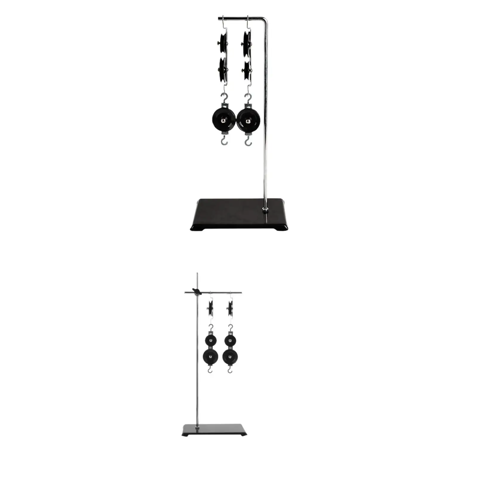 Physics Experiment Pulley Set Multipurpose Sturdy with Pulley Bracket Portable Science Material Pulley Block Set Demonstrator