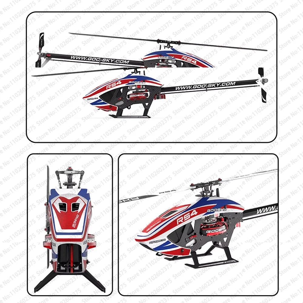 Goosky RS4 Venom Standard Version 3D Stunt Rc Helicopter Kit Remote Control Model Helicopter